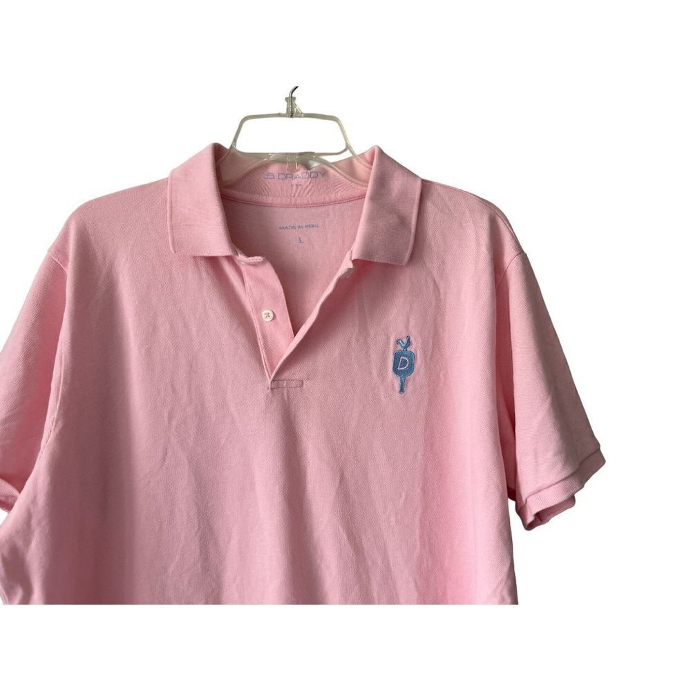 B.Draddy Large Cotton tee pale pink bird logo